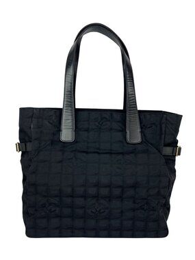 Chanel Nylon Black Travel Tote Vintage